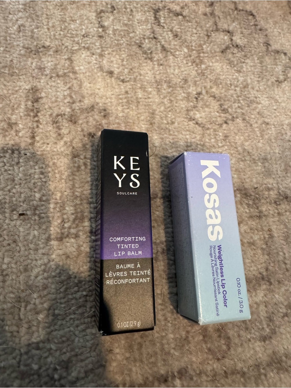 🔴Keys lip balm and kosas lipstick bundle